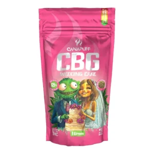 flores de 69% CBG wedding cake