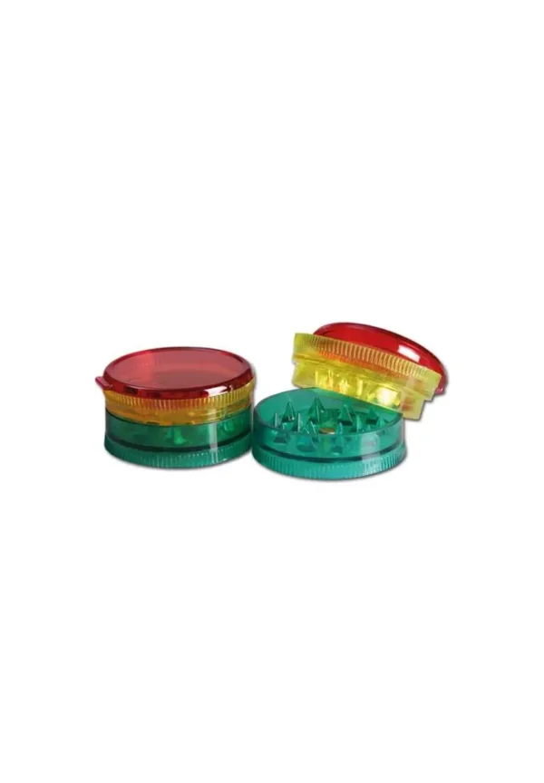 Mini Grinder Rasta 3 Peças | Design Colorido e Compacto para Trituração Perfeita!