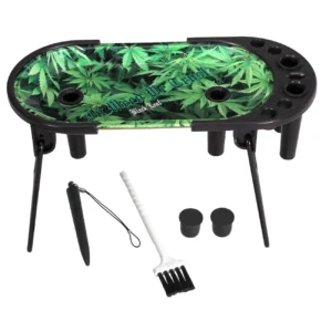 Bandeja de Enrolar Black Leaf®: Encha 2 Cones de Uma Vez com Estilo!