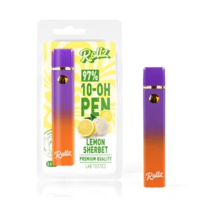 Vape de 10-OH (Novo HHC) Limão Gelado - Caneta Descartável Rollz - 97%