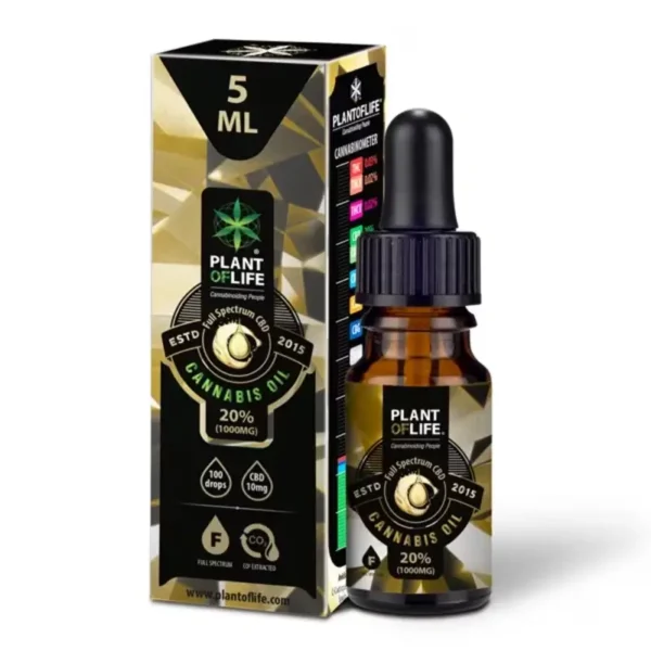 Óleo CBD 20% Full Spectrum em formato de 10 ml 🌿
