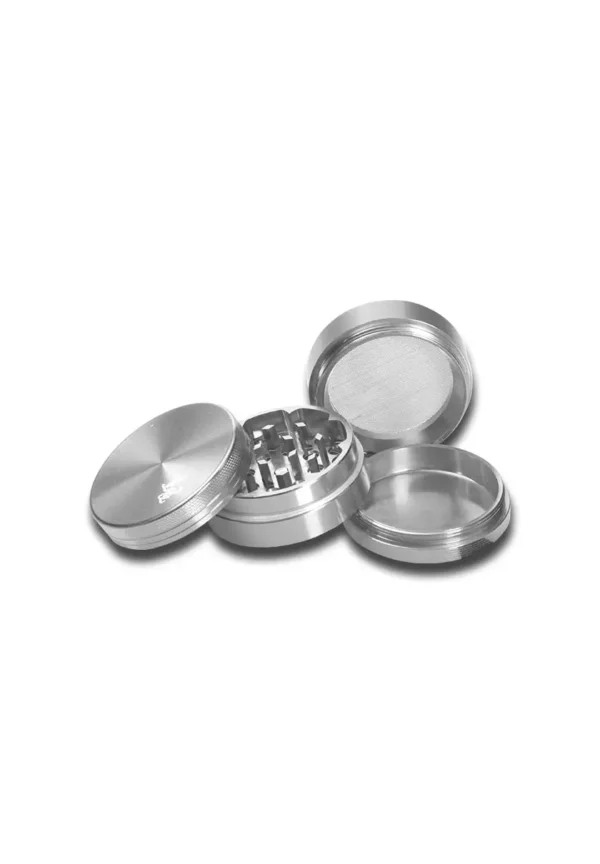 Grinder de alumínio Black Leaf de 4 peças com ímã