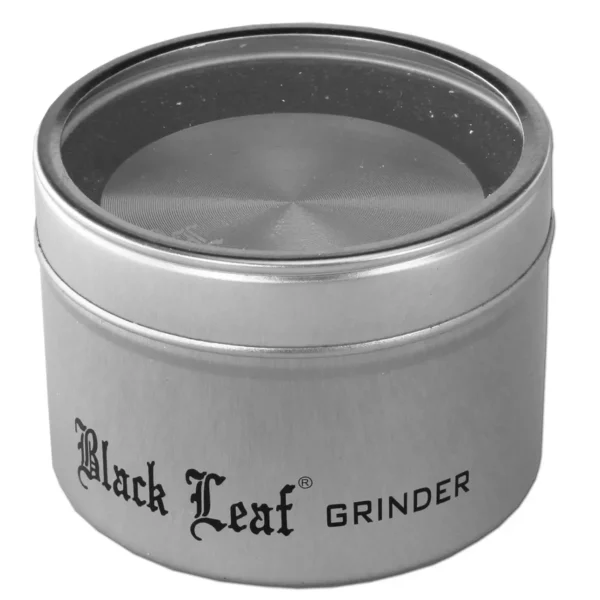 Grinder de alumínio Black Leaf de 4 peças com ímã