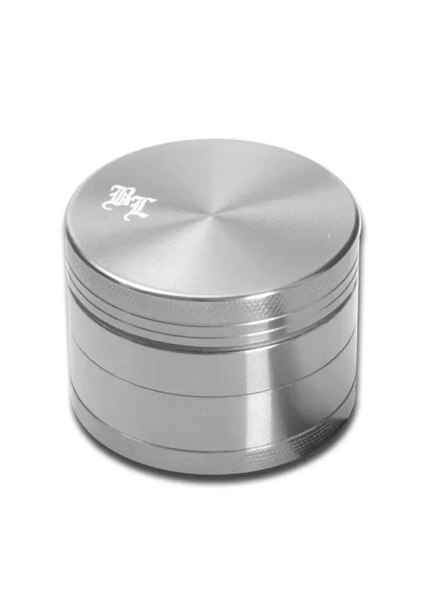 Grinder de alumínio Black Leaf de 4 peças com ímã