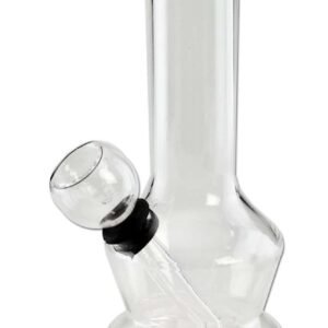 Mini bong de vidro transparente 140 mm
