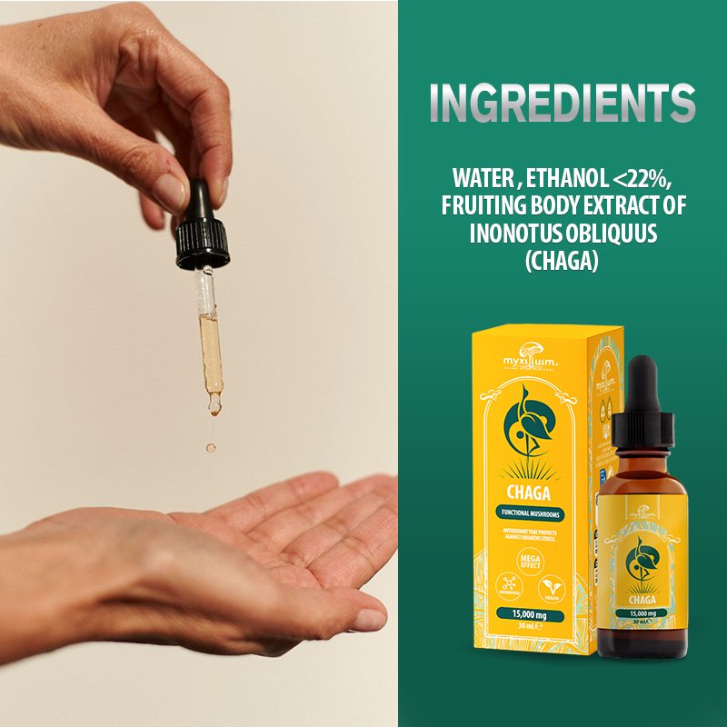 CHAGA MUSHROOM EXTRACT 10 ML - Image 3