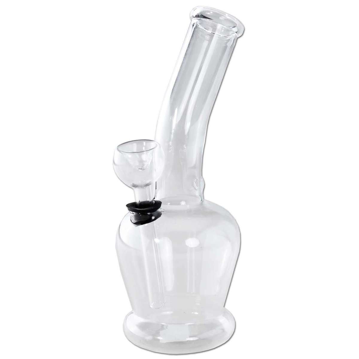 Mini bong de vidro transparente 170 mm